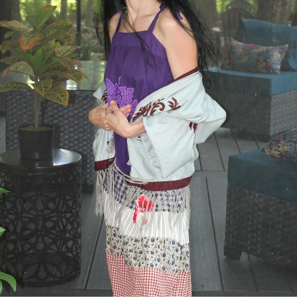 “Rose Appliqué “Shabby chic top - Picture 11 of 11